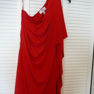 Red Badgley Mischka Dress